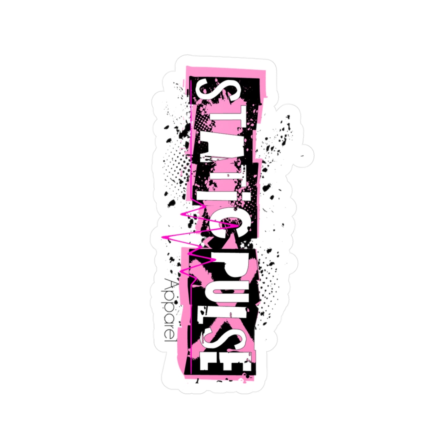 Static Pulse Kiss-Cut Vinyl Decal