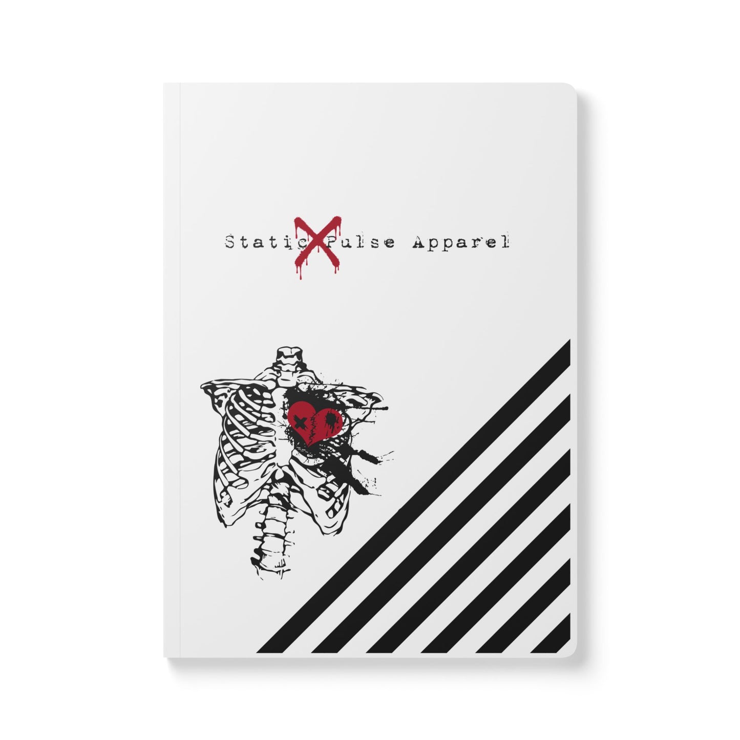 Splatter Heart Ribcage Journal 100/200 pages