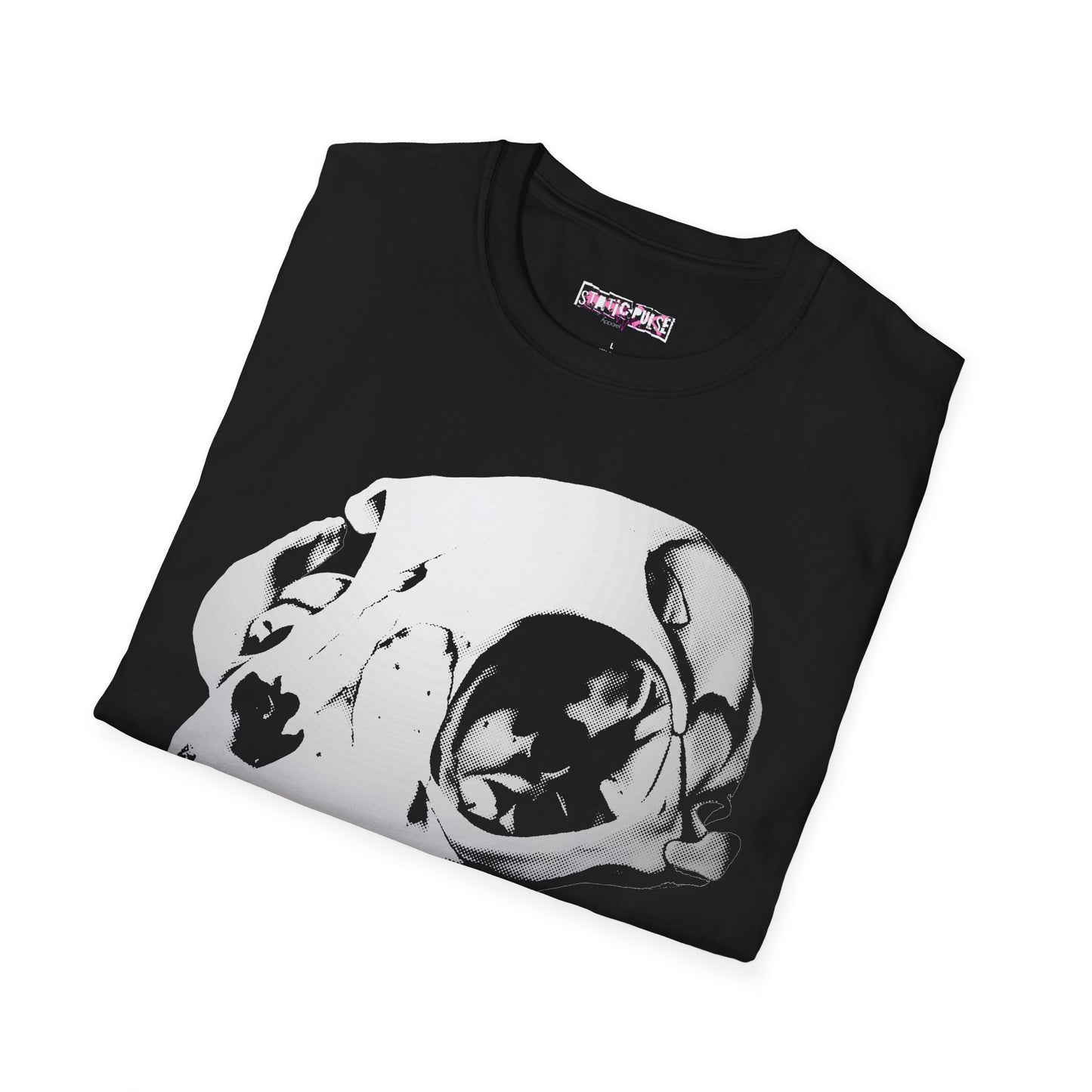 Halftone Cat Skull T-Shirt Unisex