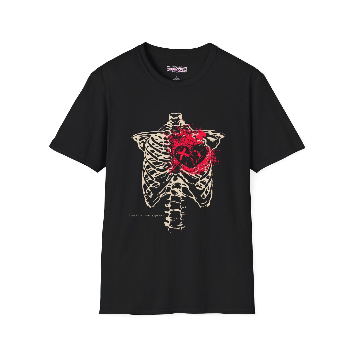 Splattered Heart and Ribcage T-Shirt Unisex