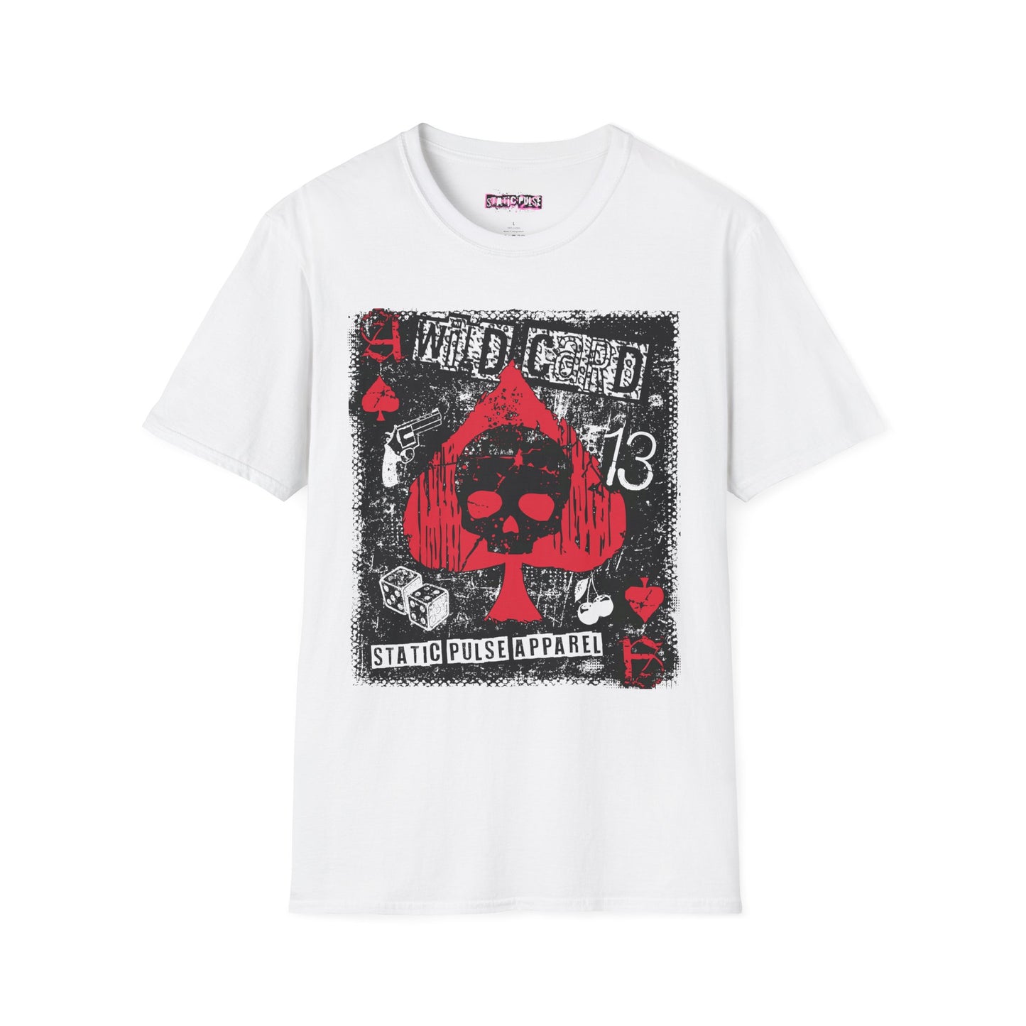 Wild Card White T-Shirt Unisex