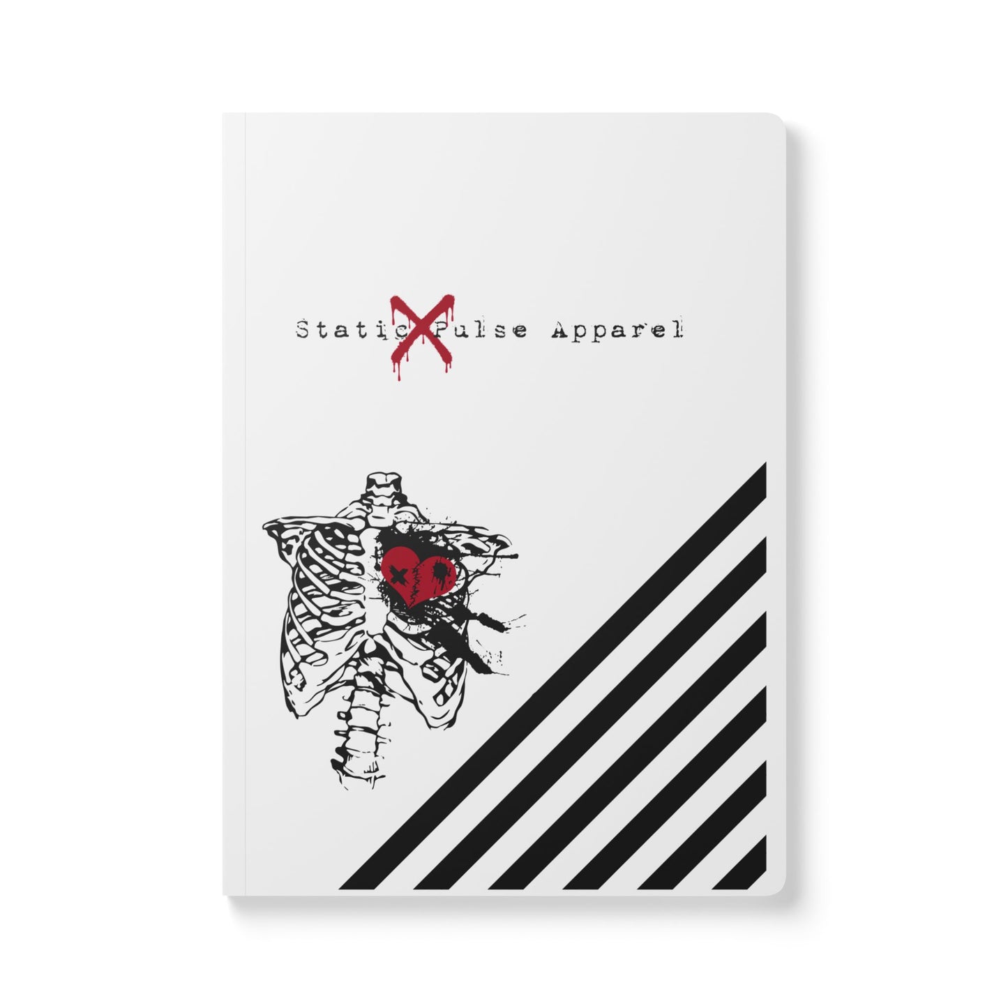 Splatter Heart Ribcage Journal 100/200 pages
