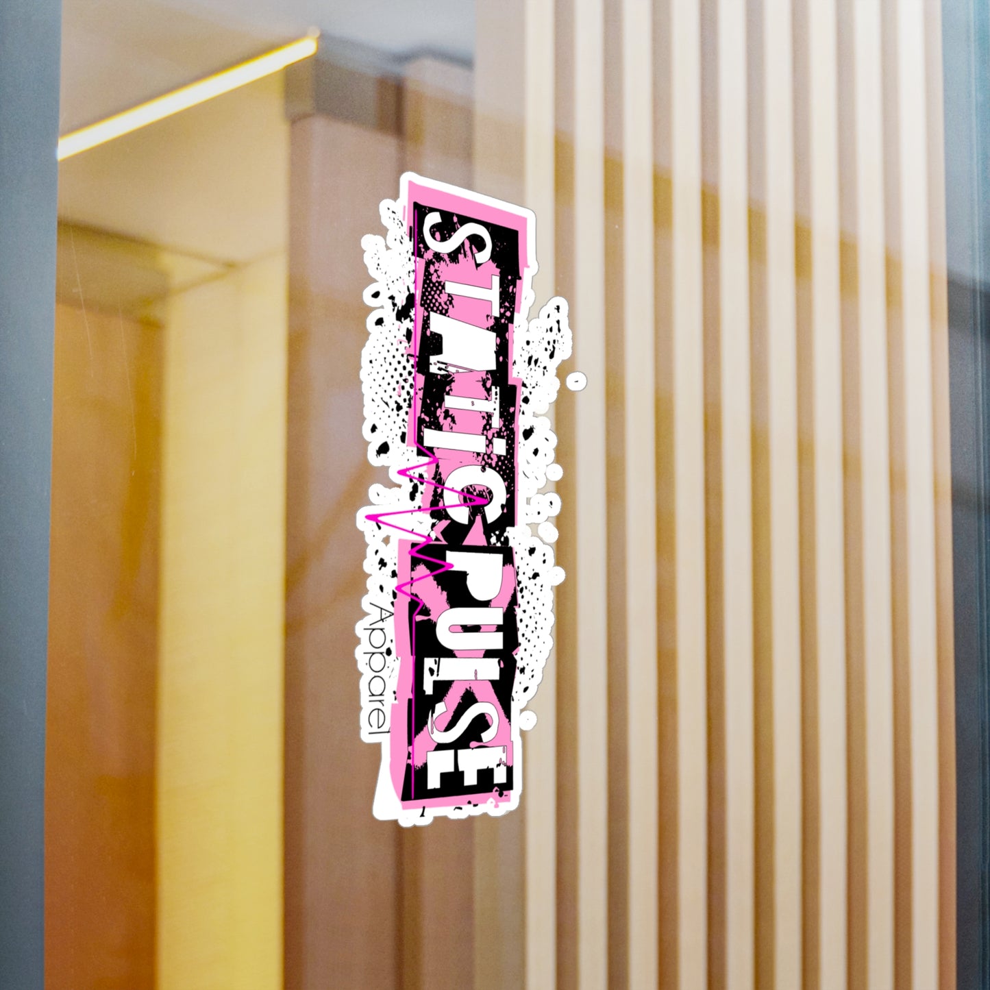 Static Pulse Kiss-Cut Vinyl Decal