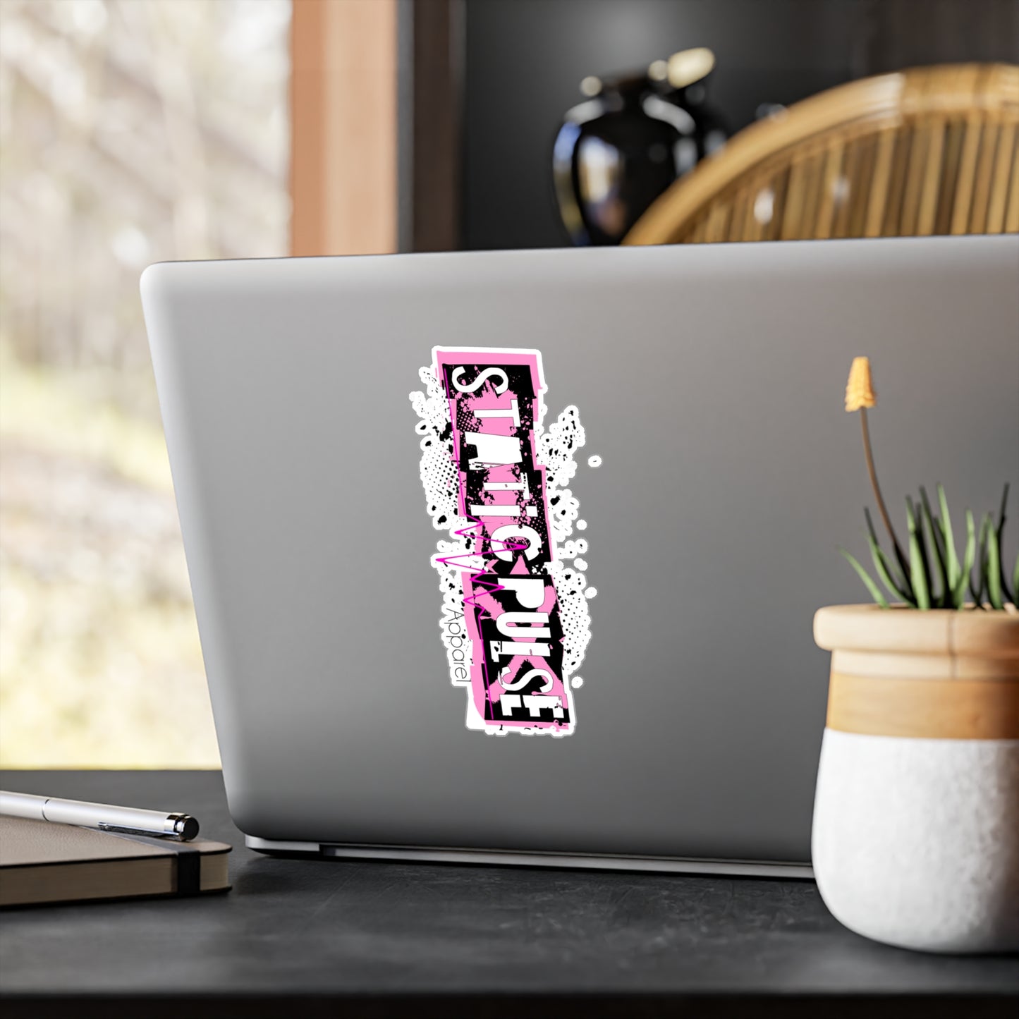 Static Pulse Kiss-Cut Vinyl Decal