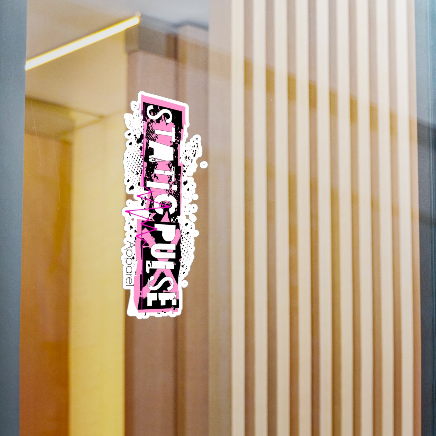 Static Pulse Kiss-Cut Vinyl Decal