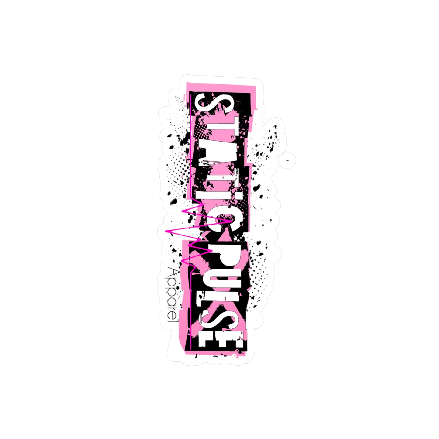 Static Pulse Kiss-Cut Vinyl Decal