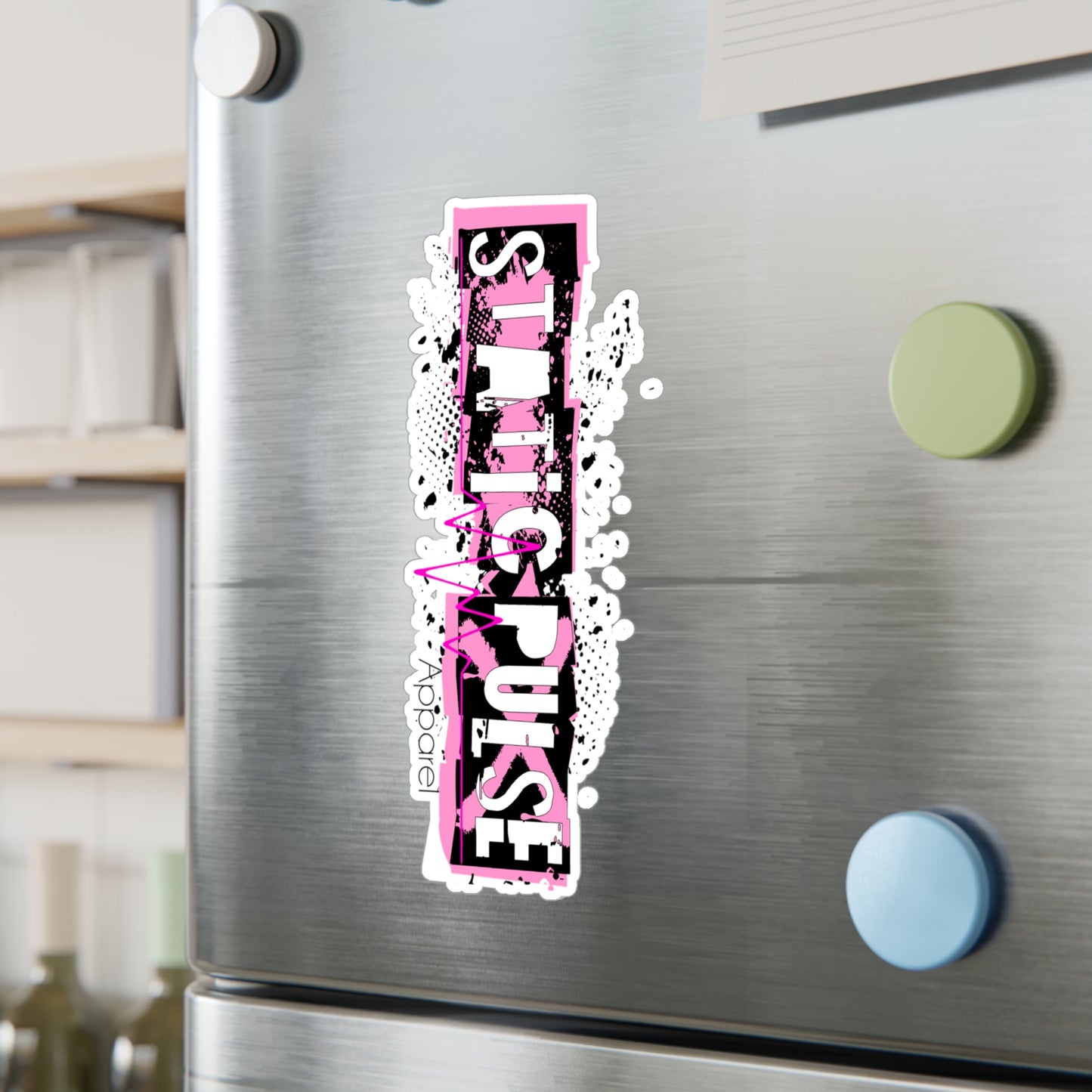 Static Pulse Kiss-Cut Vinyl Decal