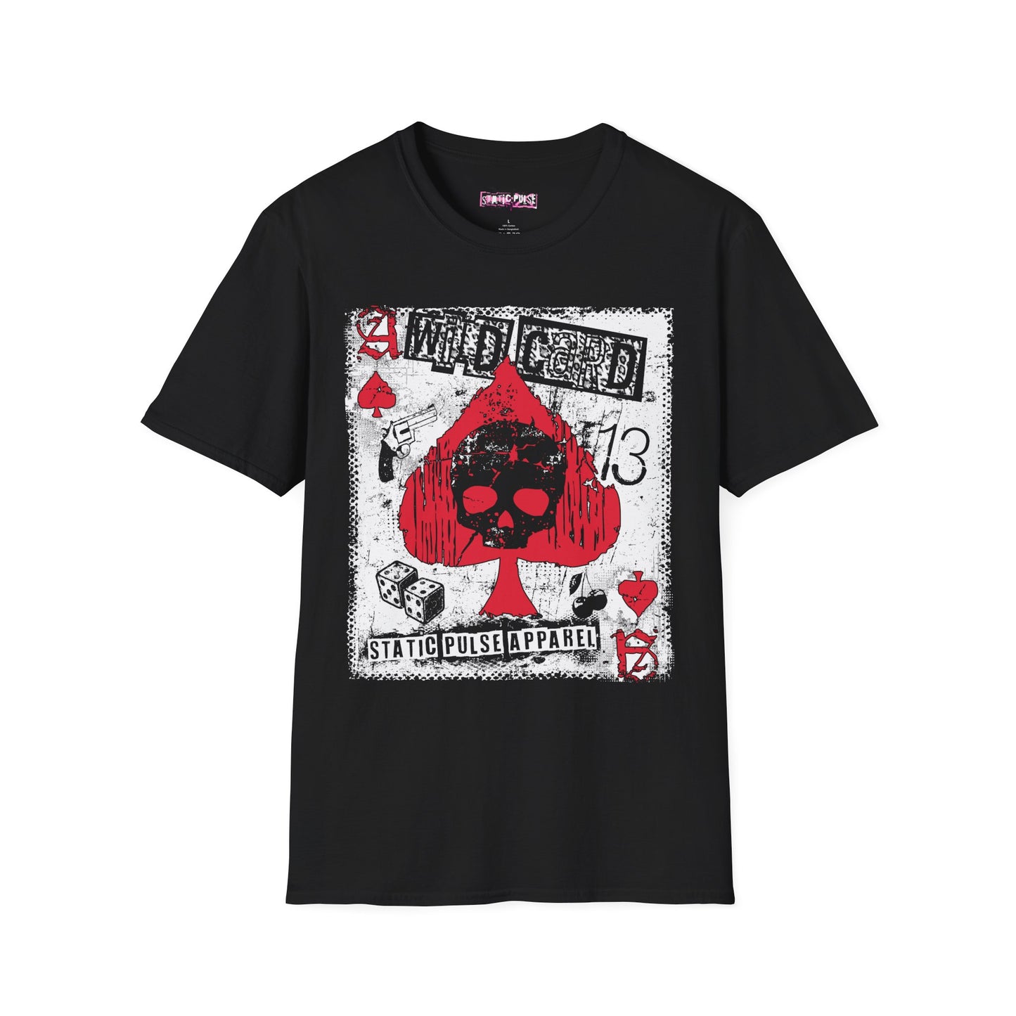 Wild Card Black T-Shirt Unisex