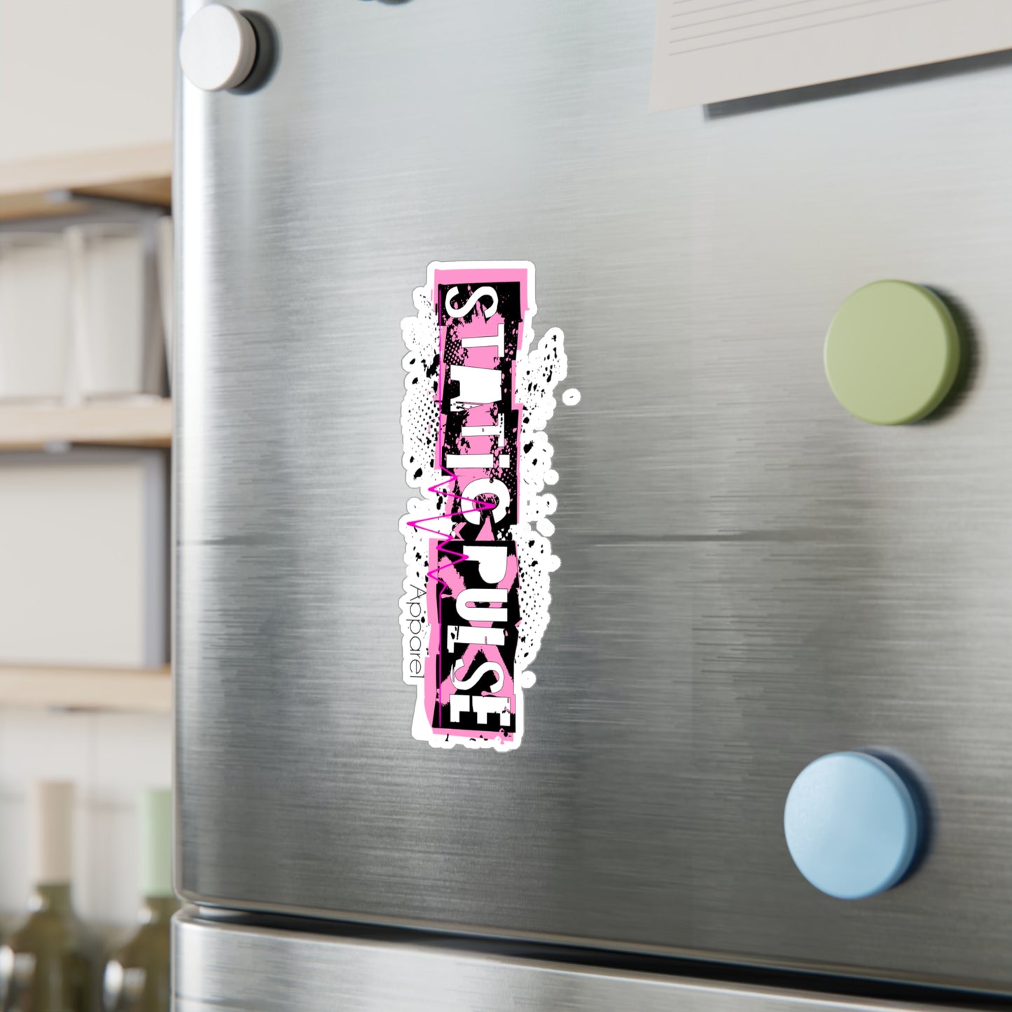 Static Pulse Kiss-Cut Vinyl Decal